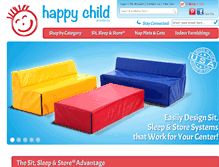 Tablet Screenshot of happychildproducts.com